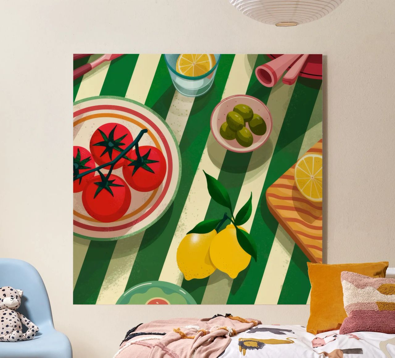 Tomato Salad Alfresco plexiglass da Muse Artworks