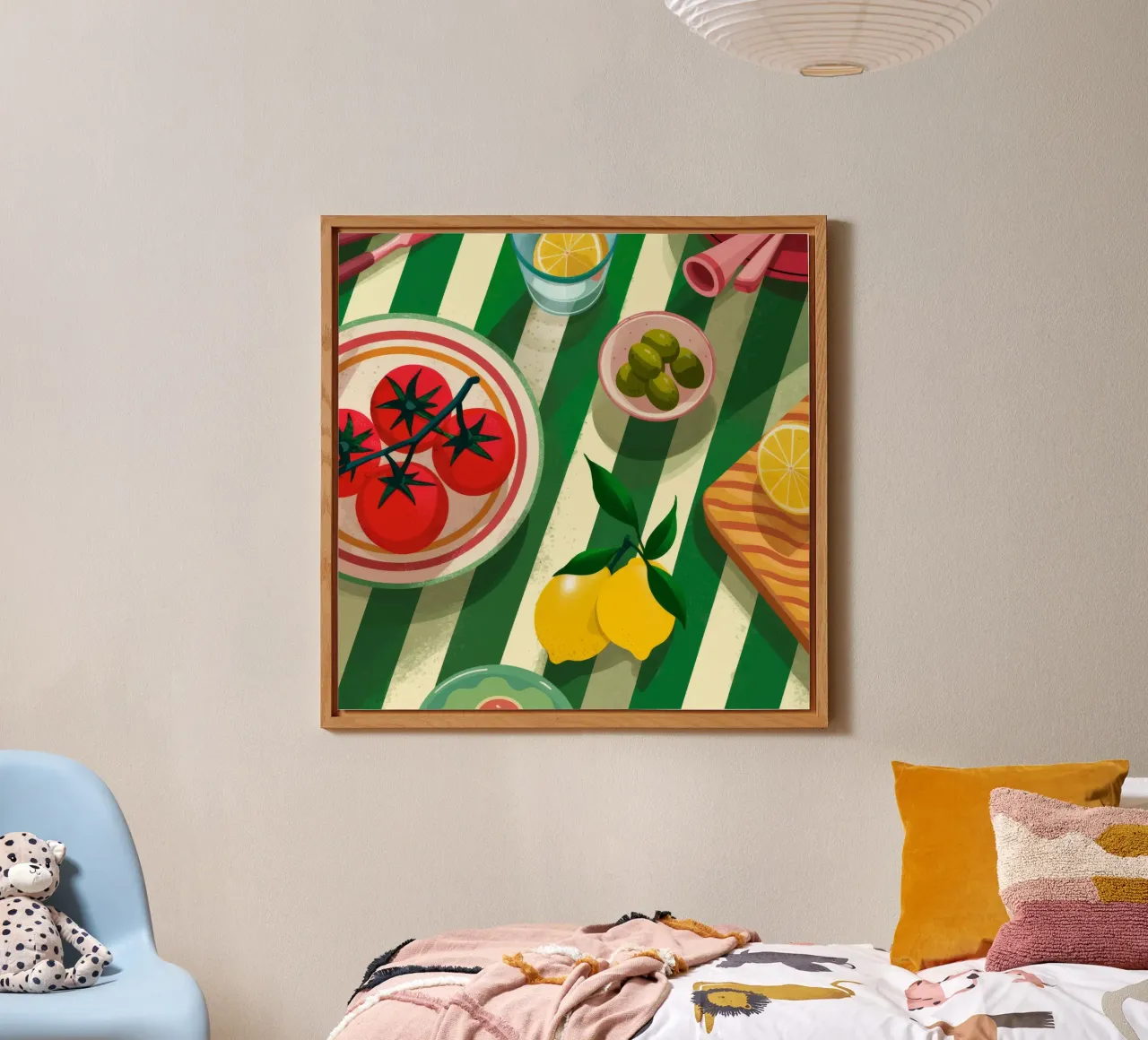 Tomato Salad Alfresco alluminio dibond da Muse Artworks