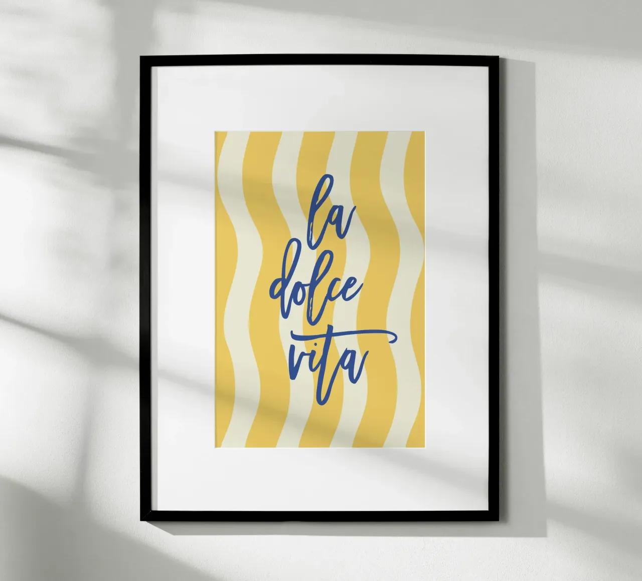 la dolce vita poster con telaio in alluminio da STUDIO 4H37