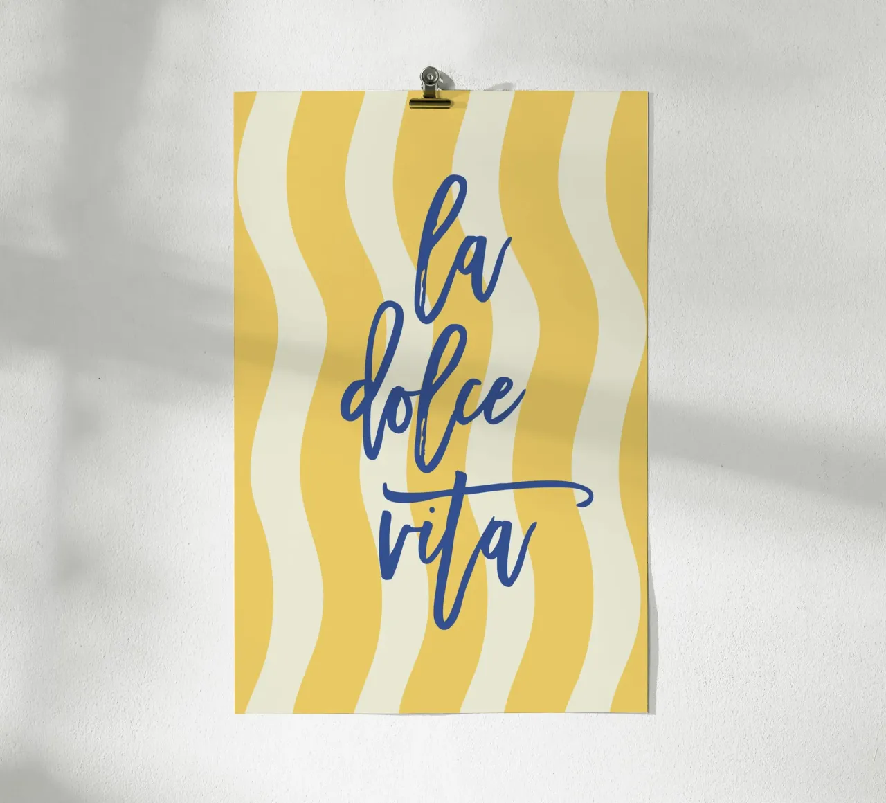 la dolce vita poster con telaio in alluminio da STUDIO 4H37