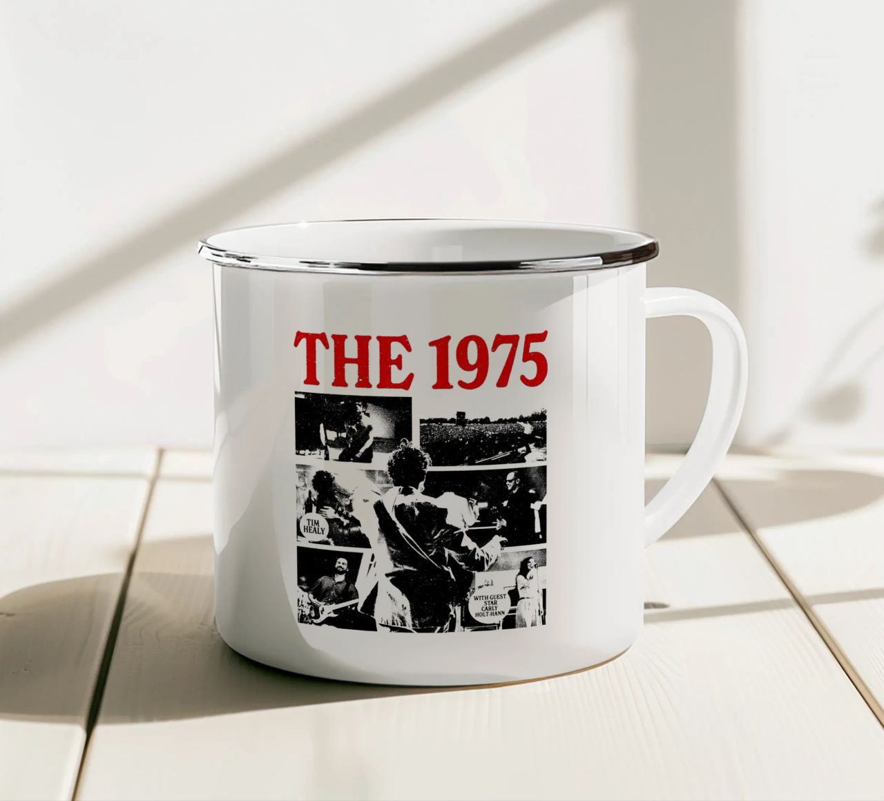 Retro Perform Band The 1975 tazza in smalto da SlofarArt