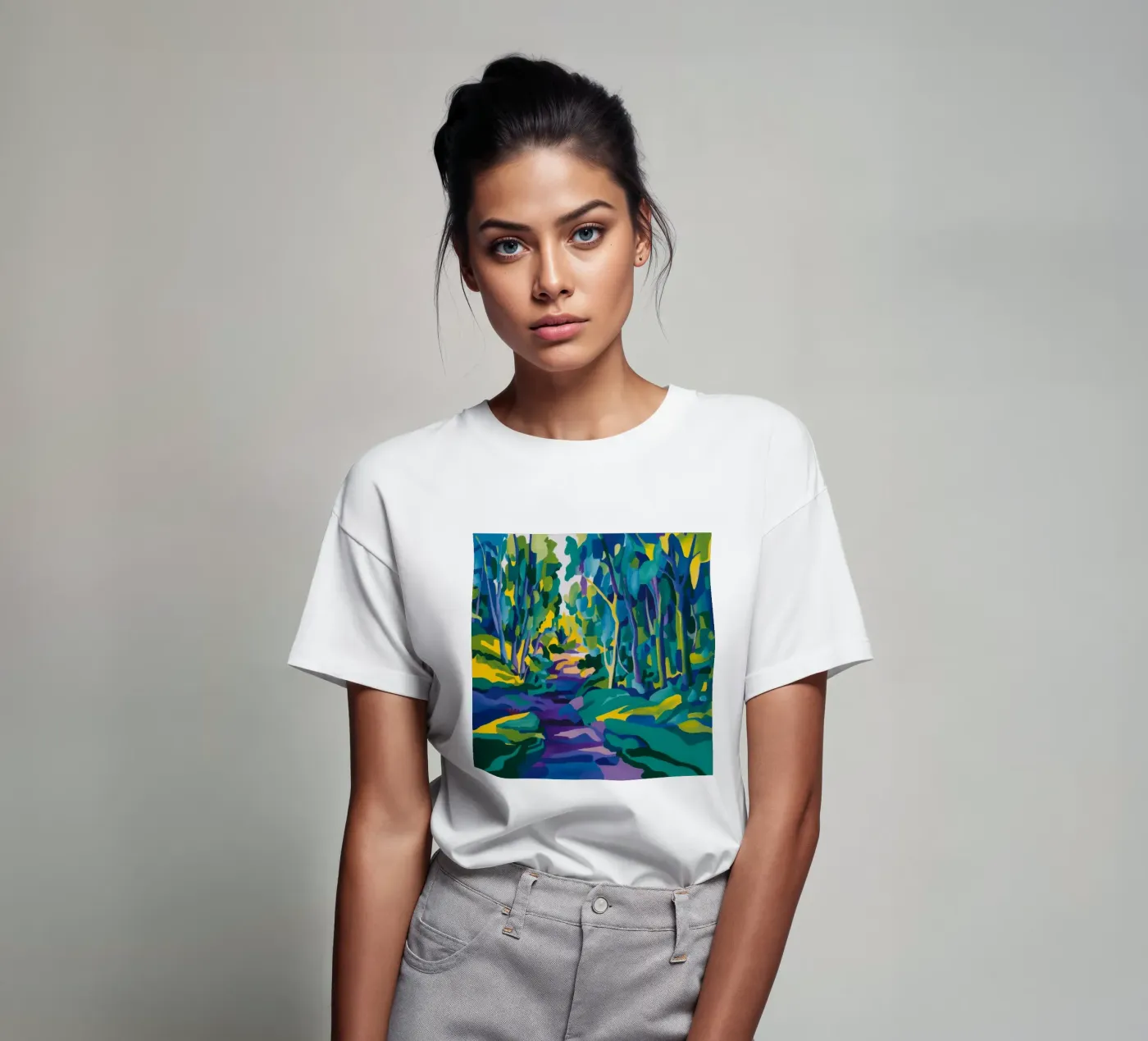 Bosbeekpad t-shirt van FadeAura