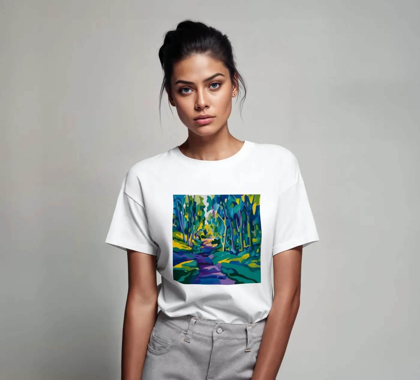 Bosbeekpad t-shirt van FadeAura