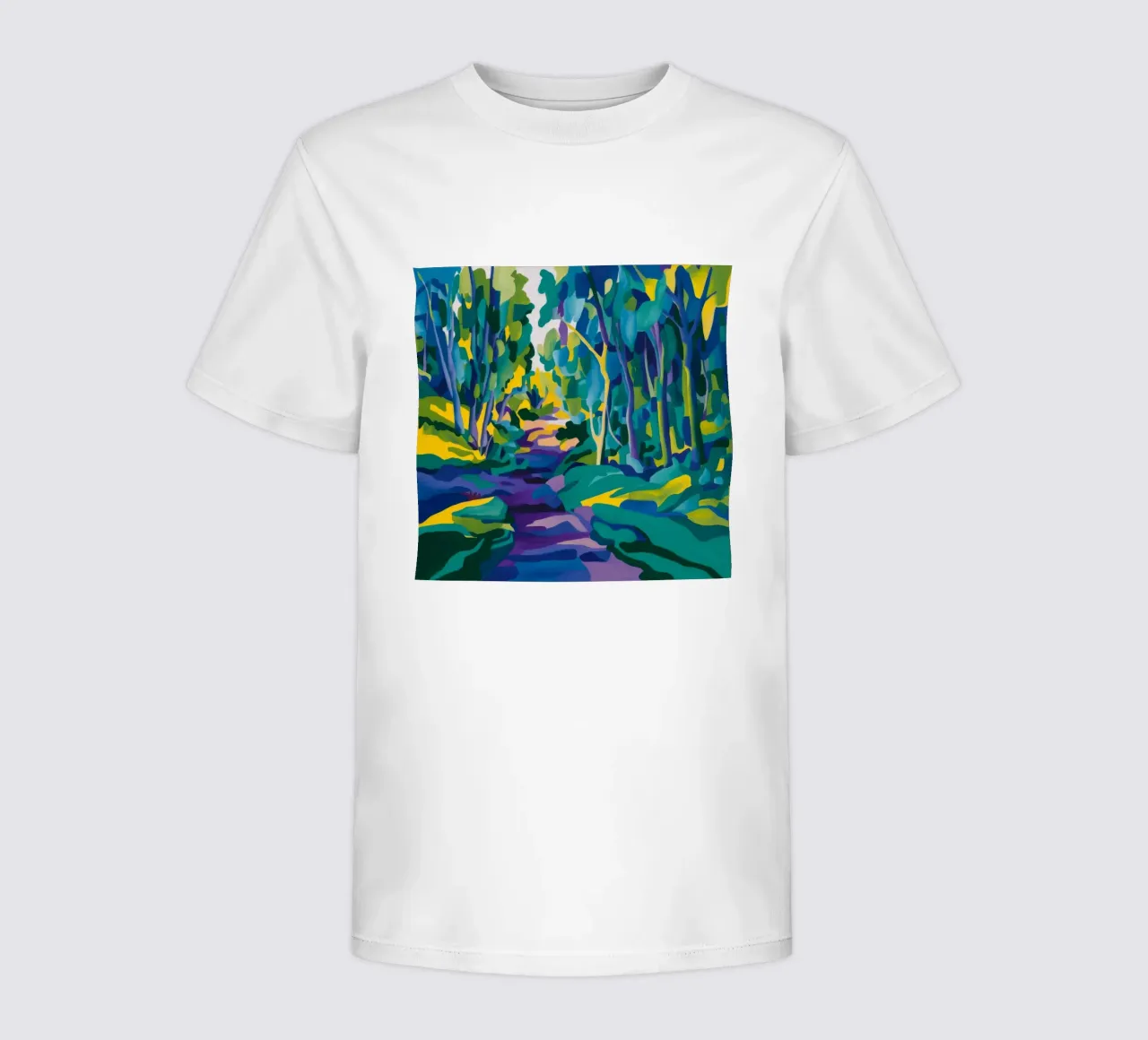 Sentiero del ruscello forestale t-shirt bambini da FadeAura