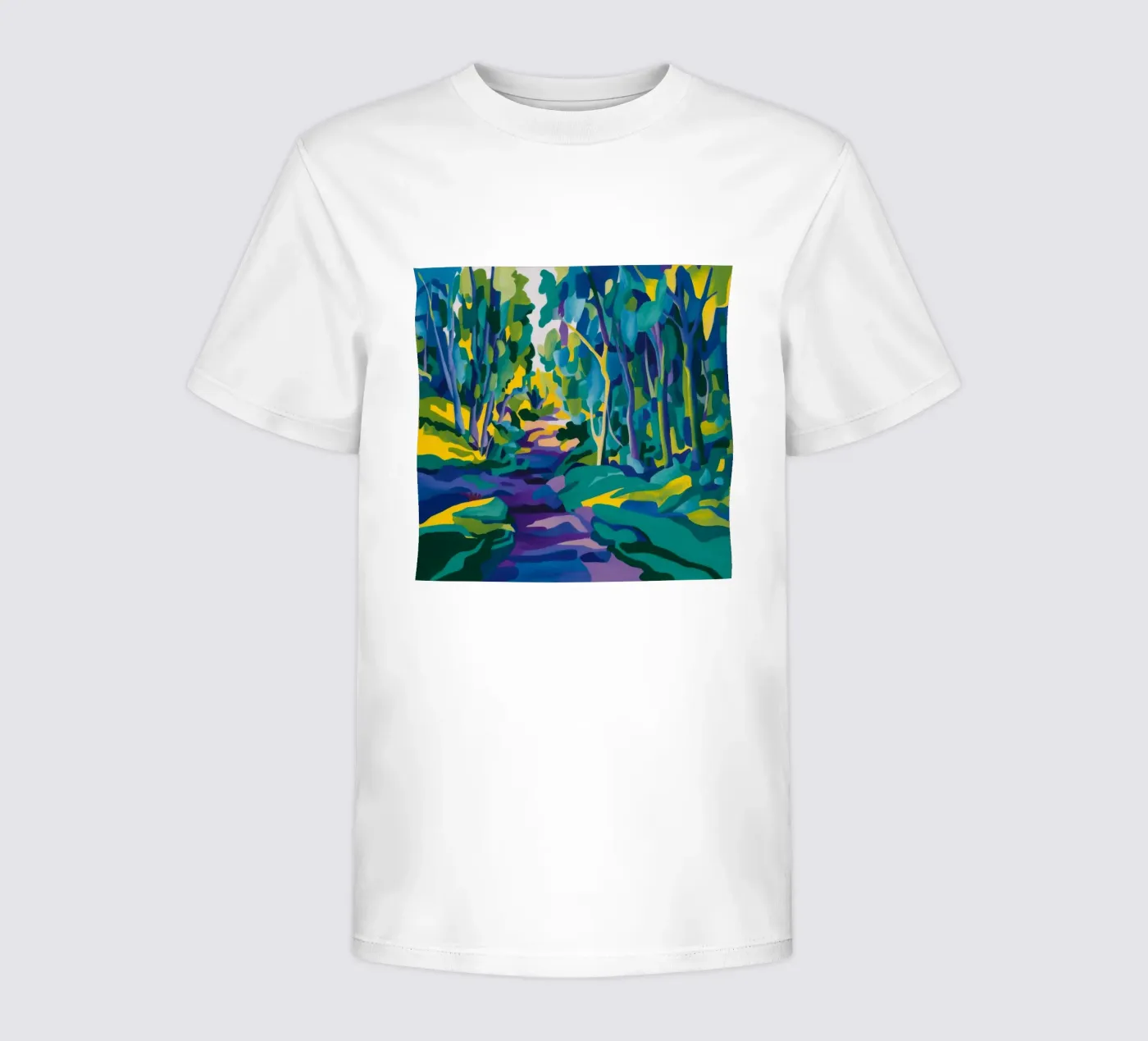 Forest Stream Path t-shirt bambini da FadeAura