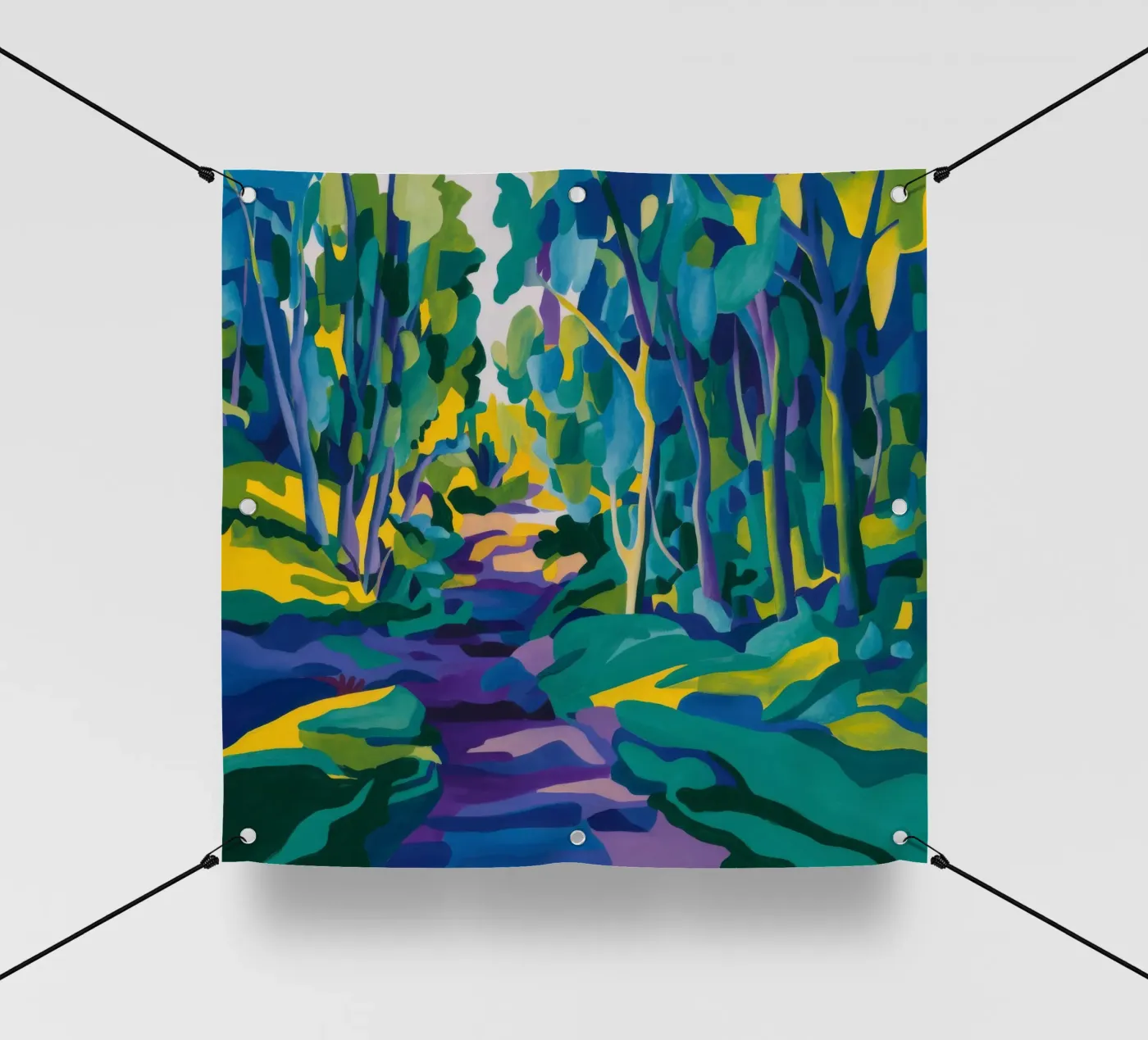 Forest Stream Path pvc cover by FadeAura