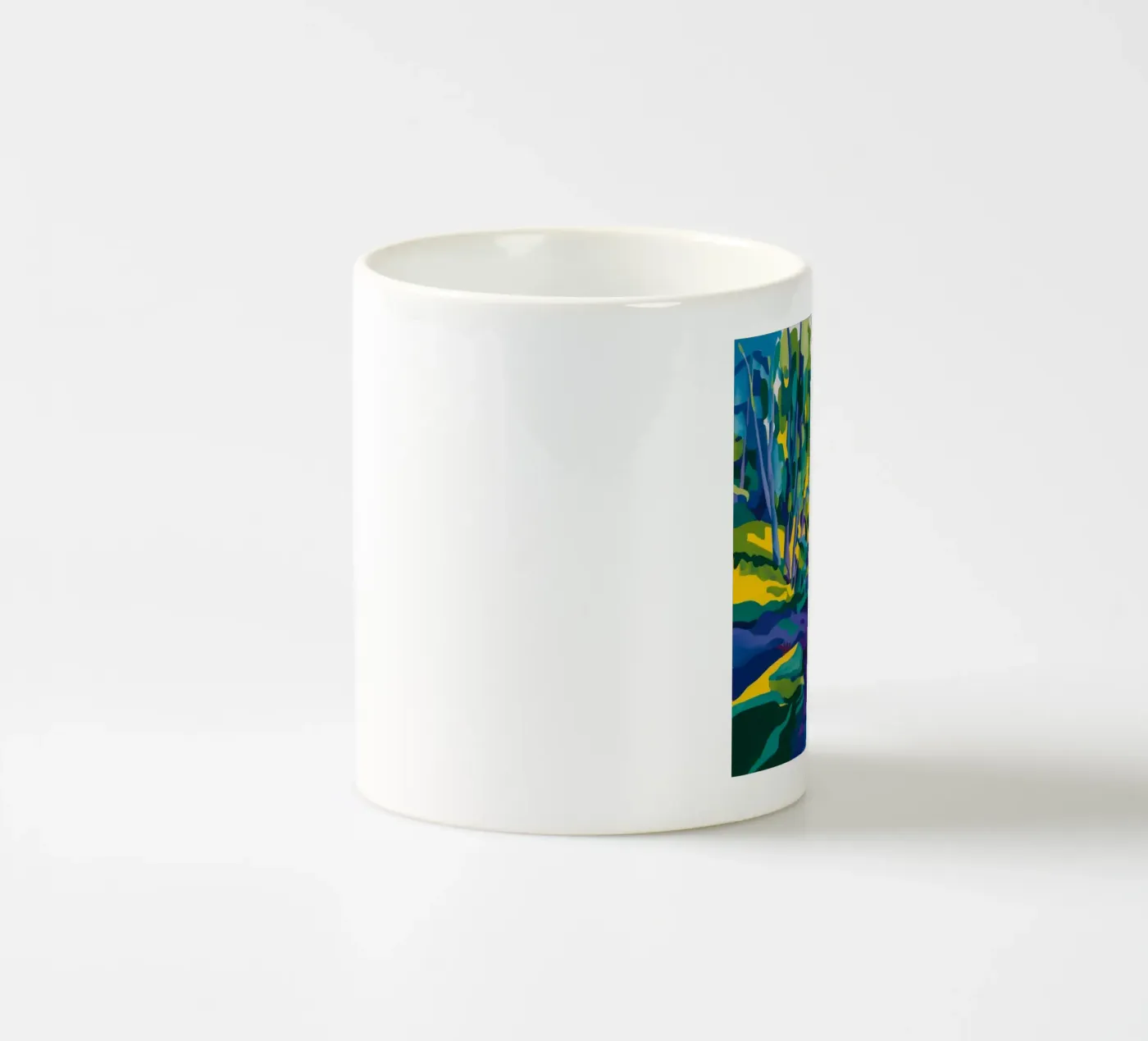 Forest Stream Path ceramic mug by FadeAura