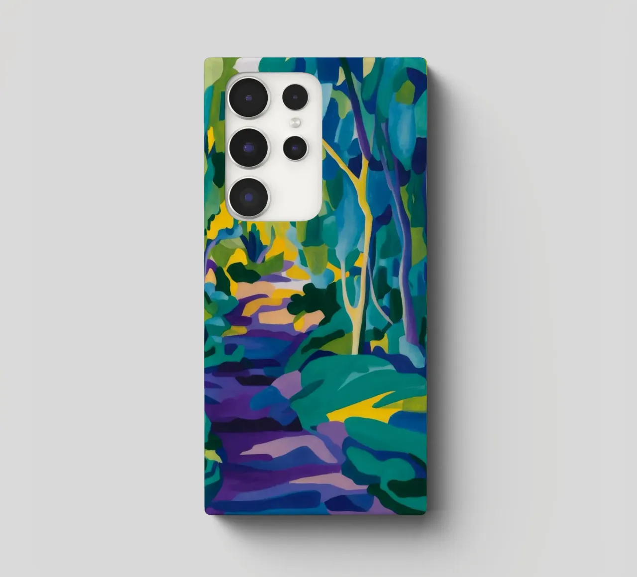 Sentiero del ruscello forestale cover samsung da FadeAura