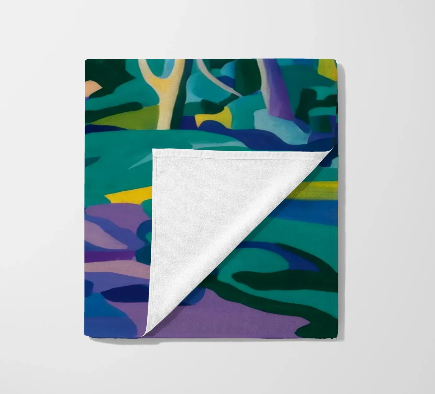 Bosbeekpad strandhanddoek van FadeAura