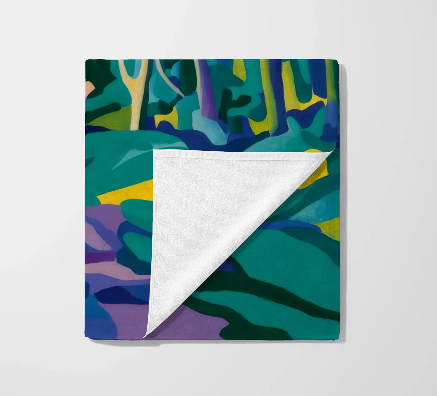 Bosbeekpad strandhanddoek van FadeAura