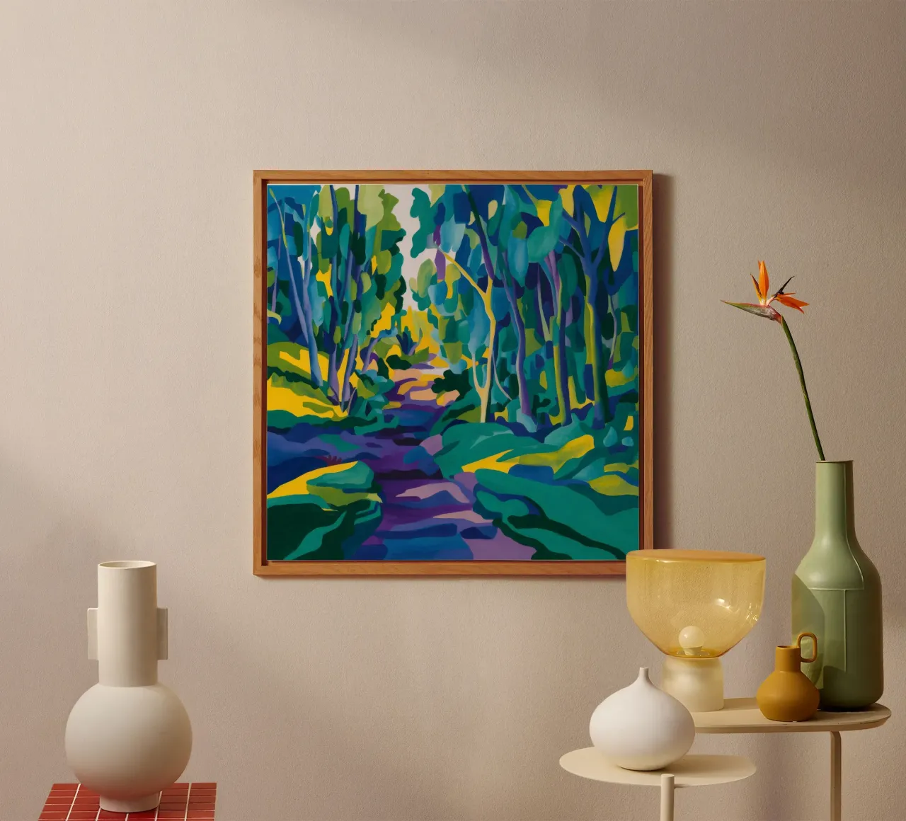 Forest Stream Path pannello forex da FadeAura