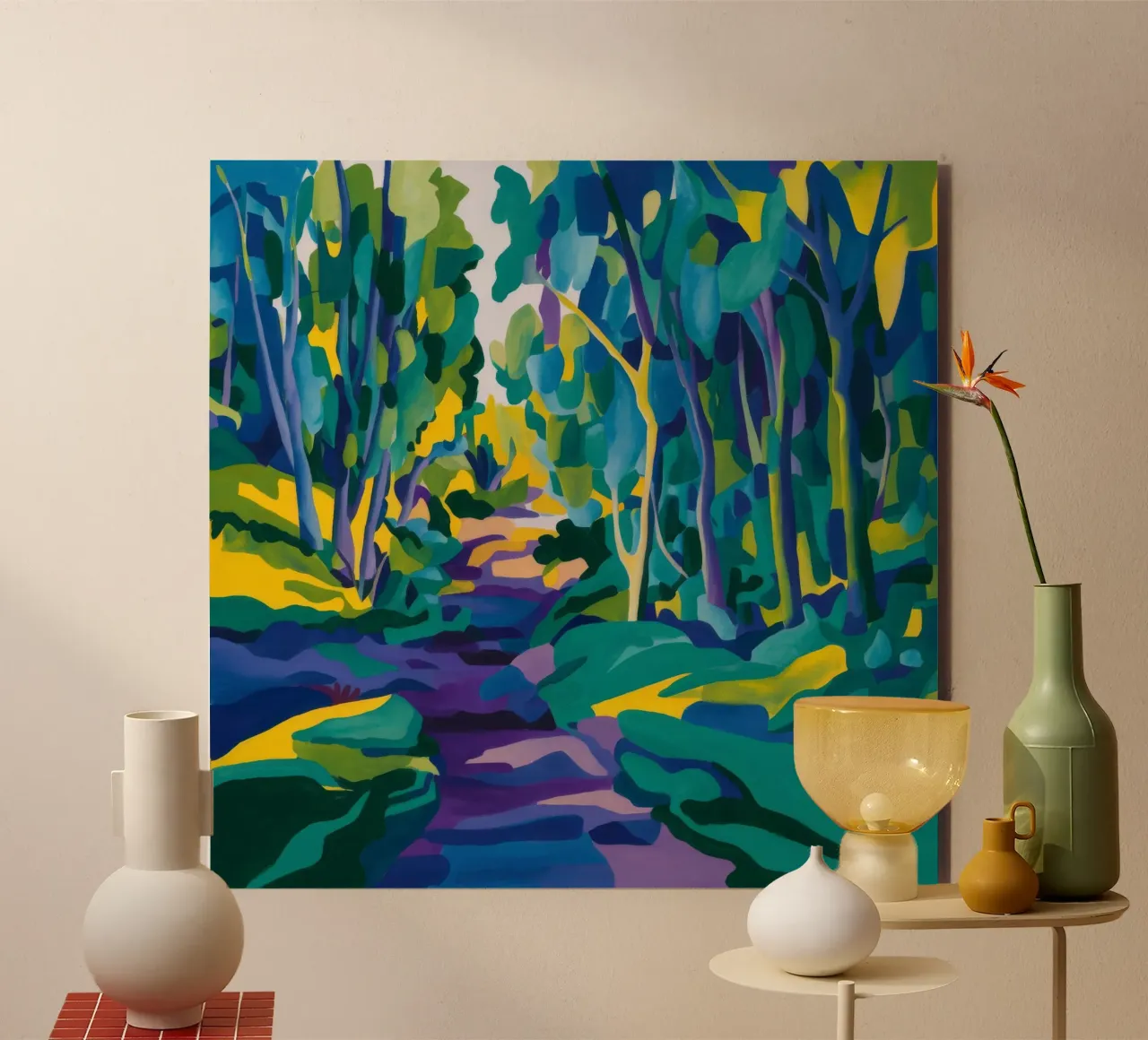 Forest Stream Path pannello forex da FadeAura