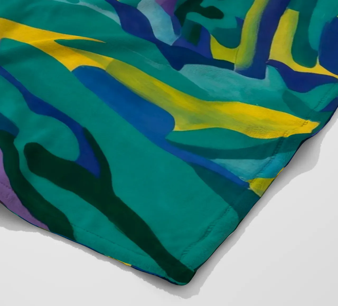 Forest Stream Path fleece blanket by FadeAura