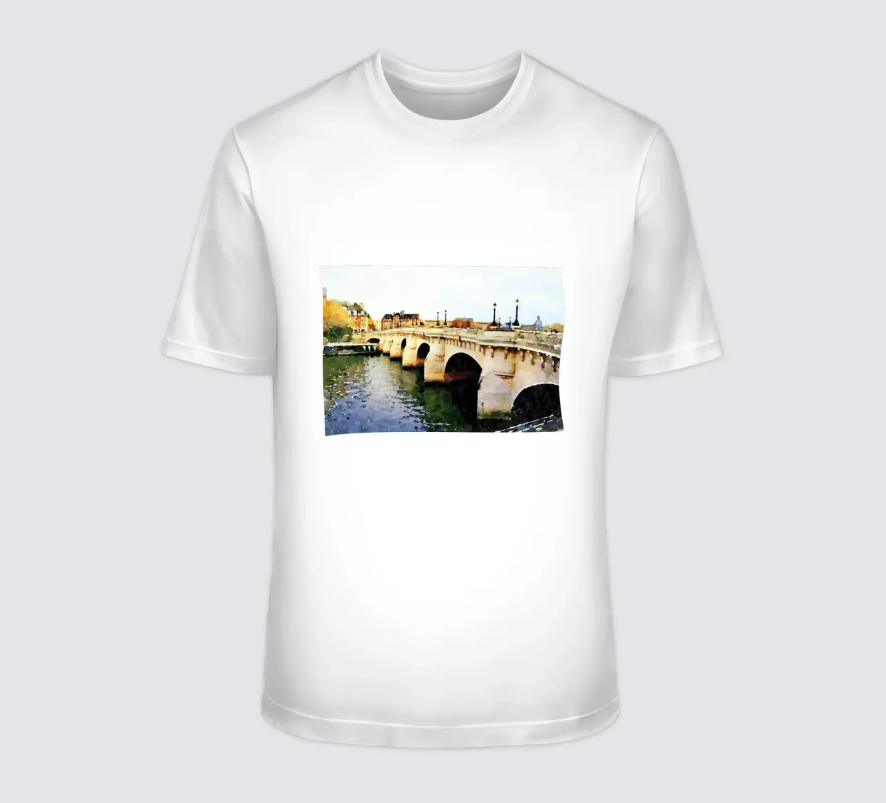 Ponte a Parigi t-shirt da Massimo Frascogna