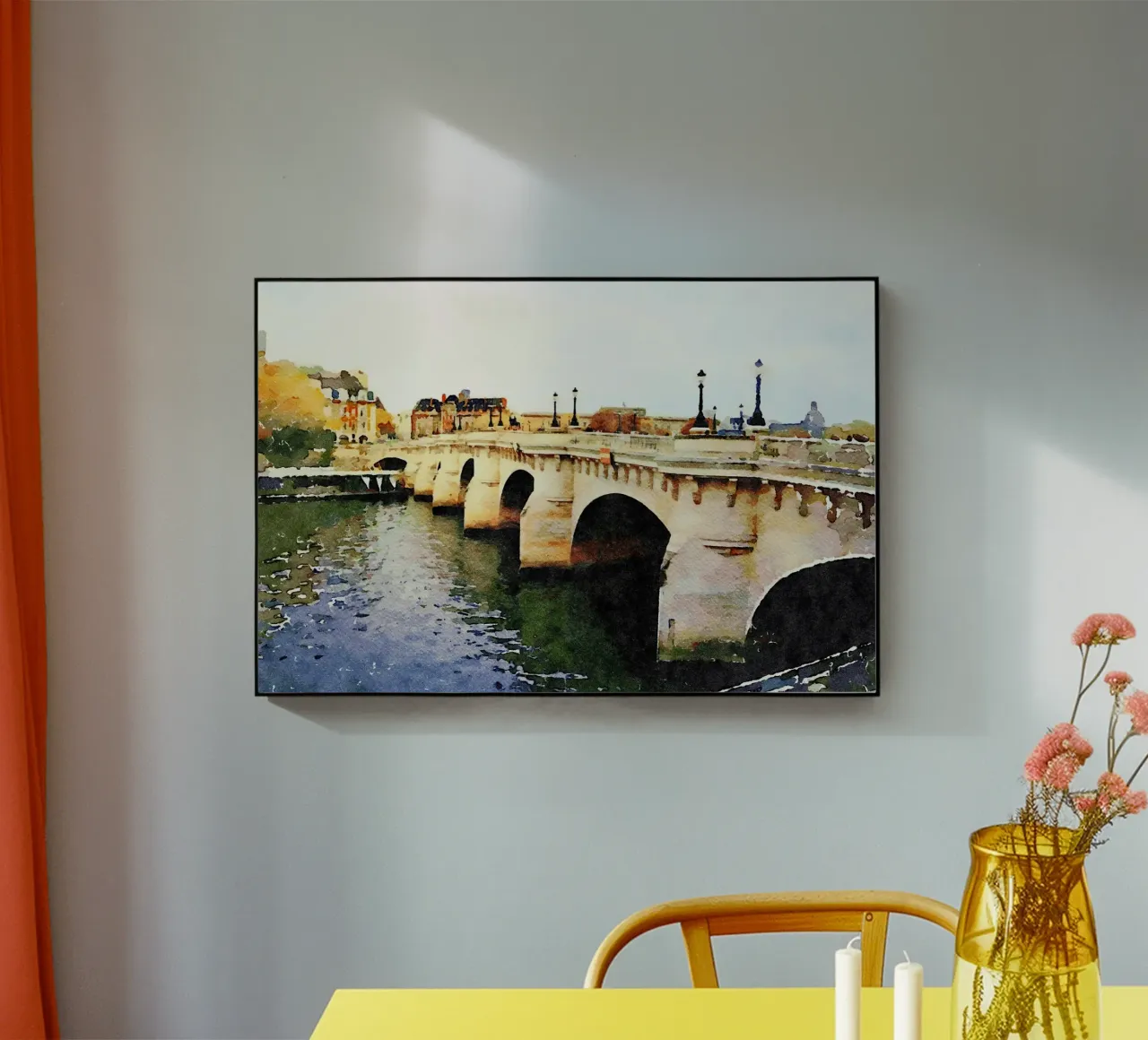 Ponte a Parigi plexiglass da Massimo Frascogna