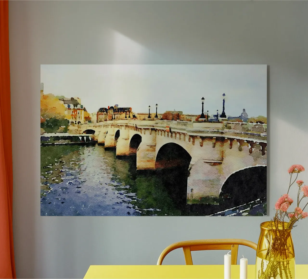 Ponte a Parigi plexiglass da Massimo Frascogna