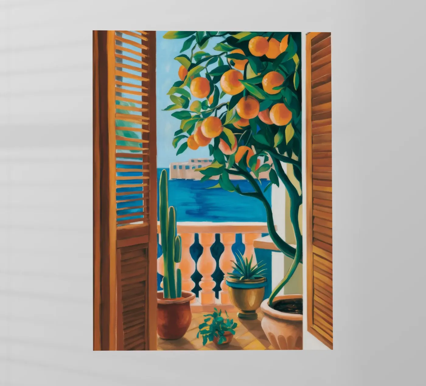 Finestra dell'albero d'arancio pellicola backlit da FadeAura