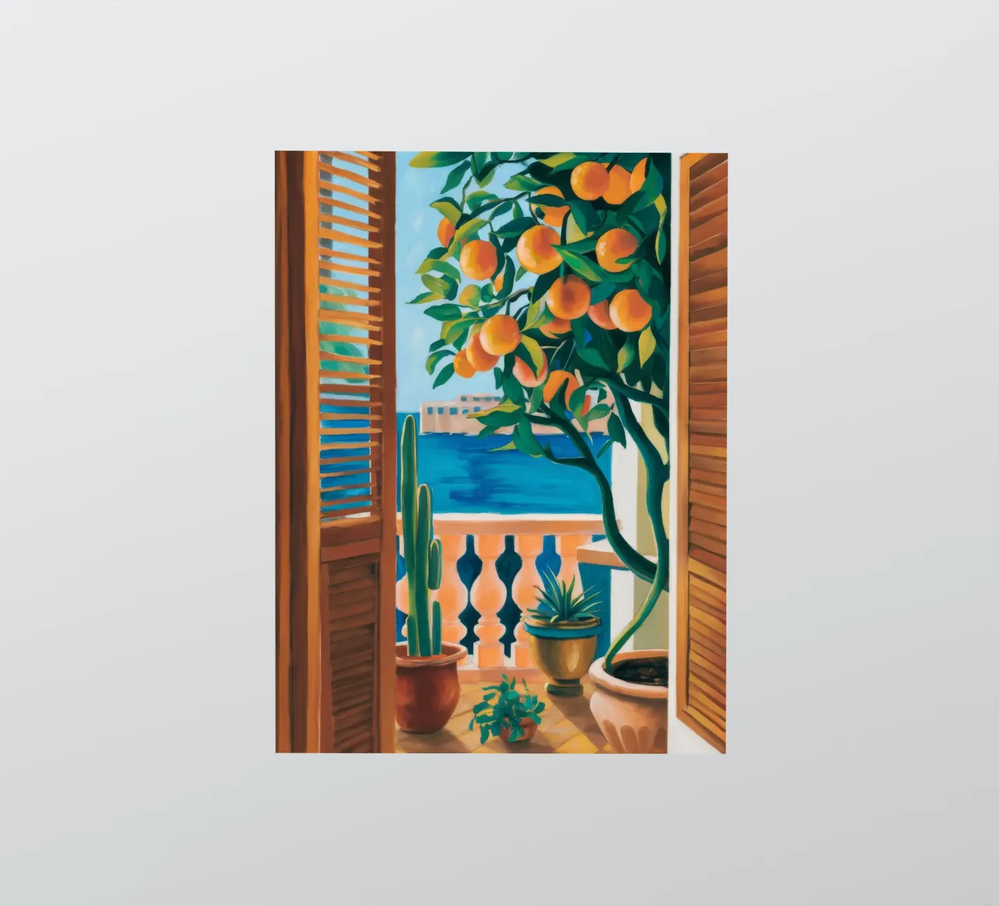 Orange Tree Window sticker by FadeAura