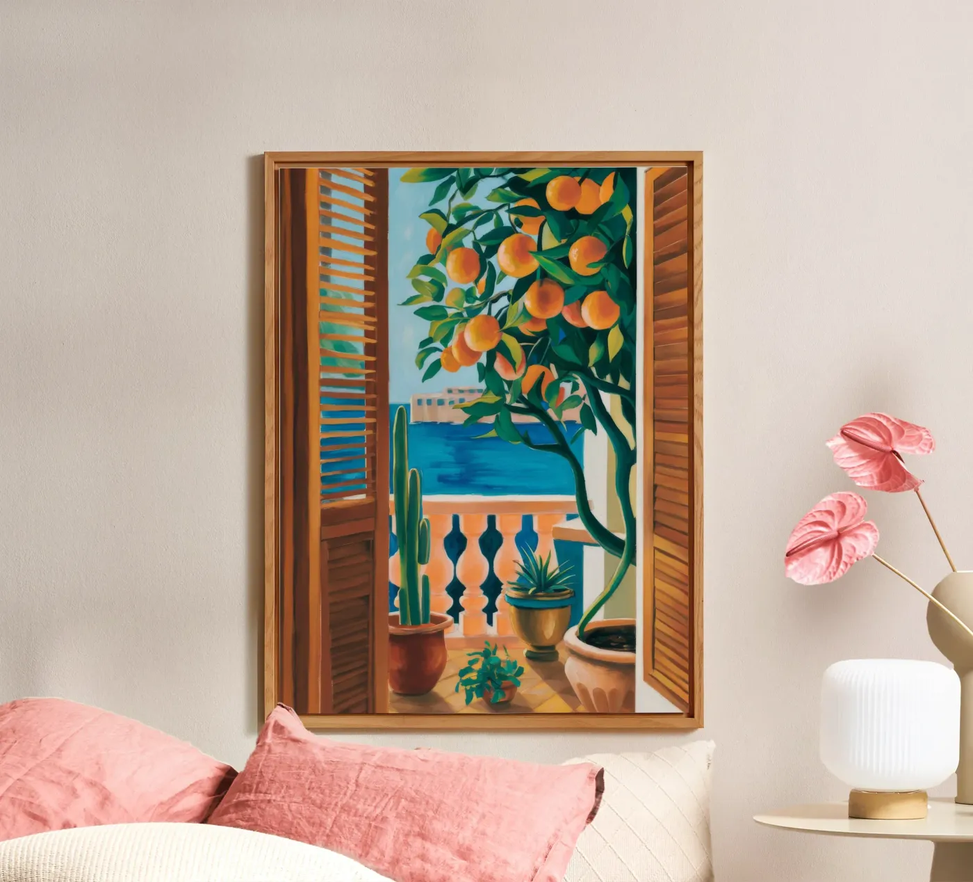 Orange Tree Window forex plate by FadeAura