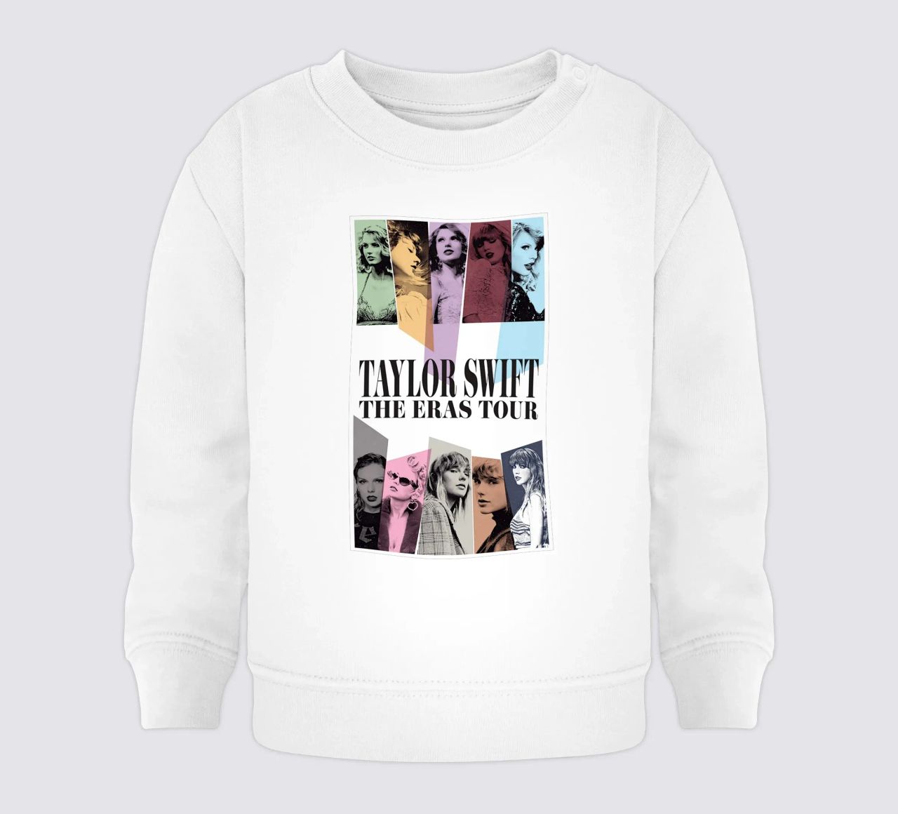Collage Style Taylor Swift Poster felpa neonato da leonar