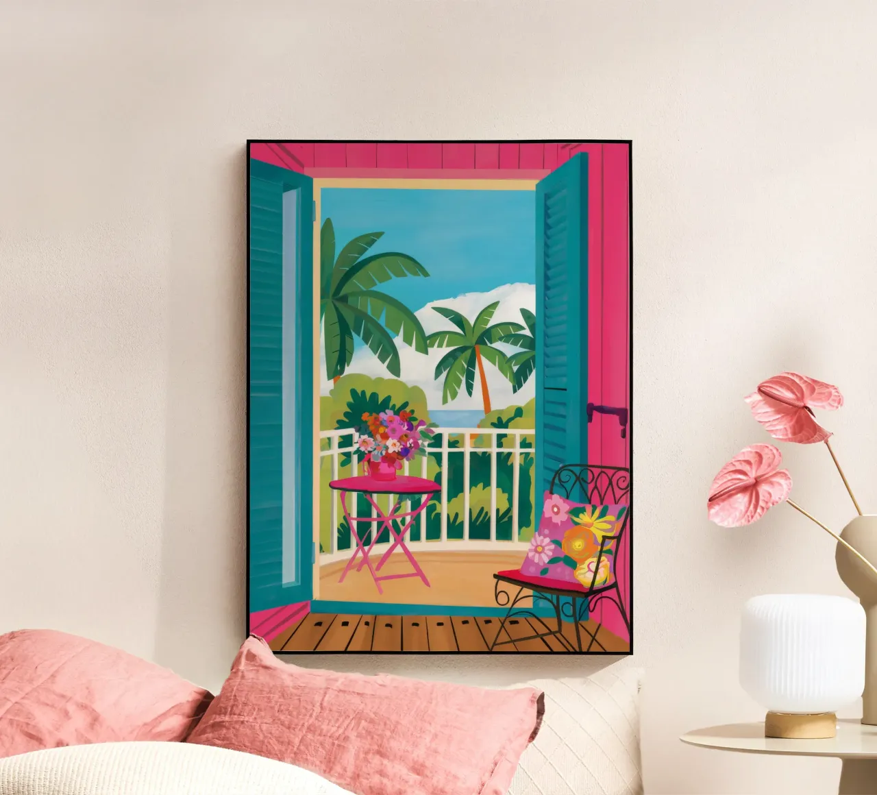 Balcone Palme plexiglass da FadeAura