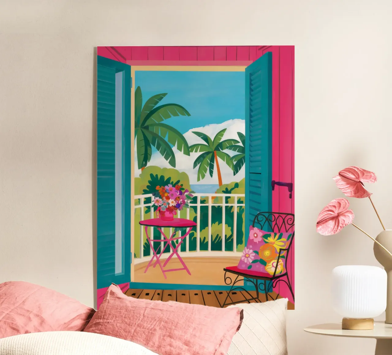 Balcone Palme plexiglass da FadeAura