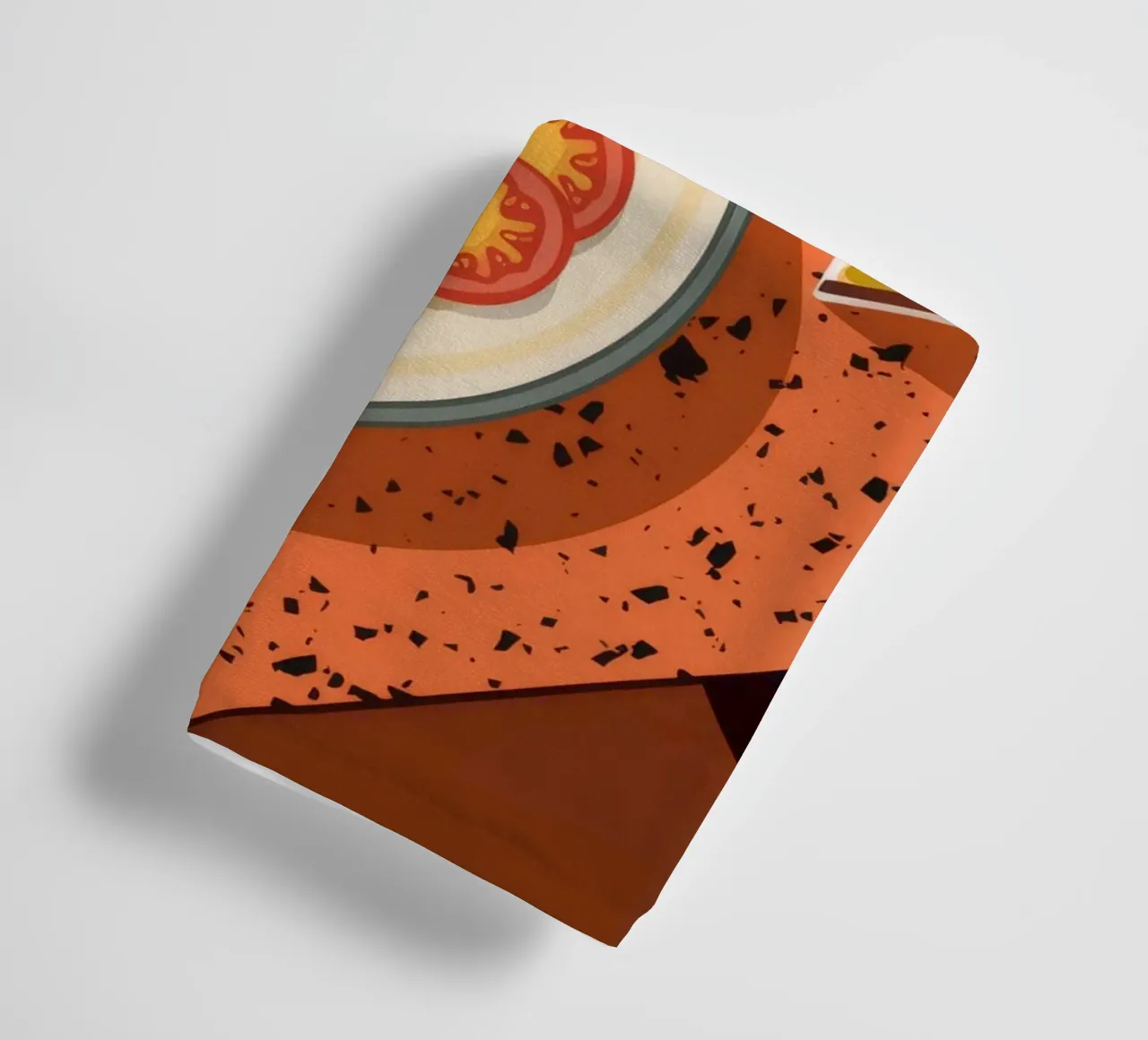 Colazione con uova e pancetta asciugamano da bagno da Muse Artworks