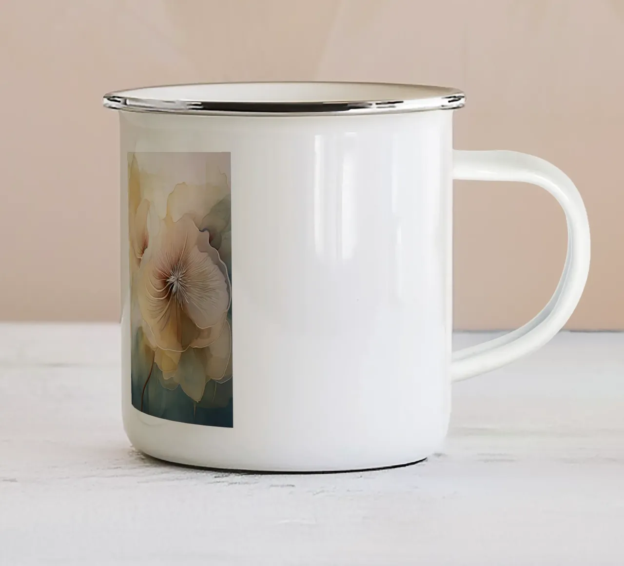 Arte da parete di Imagine tazza in smalto da Imagine