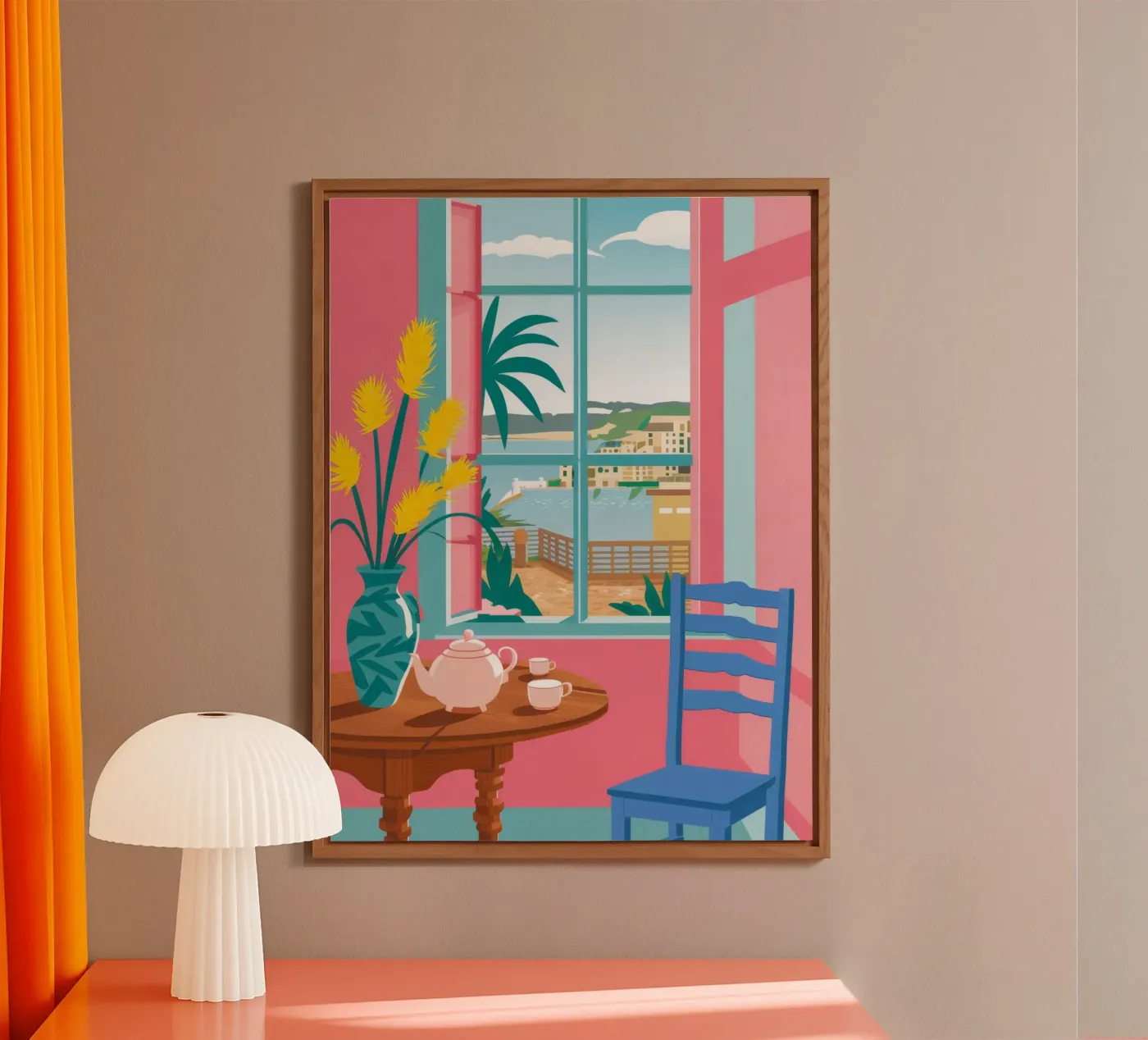Seaside Cafe Table forex plate by FadeAura