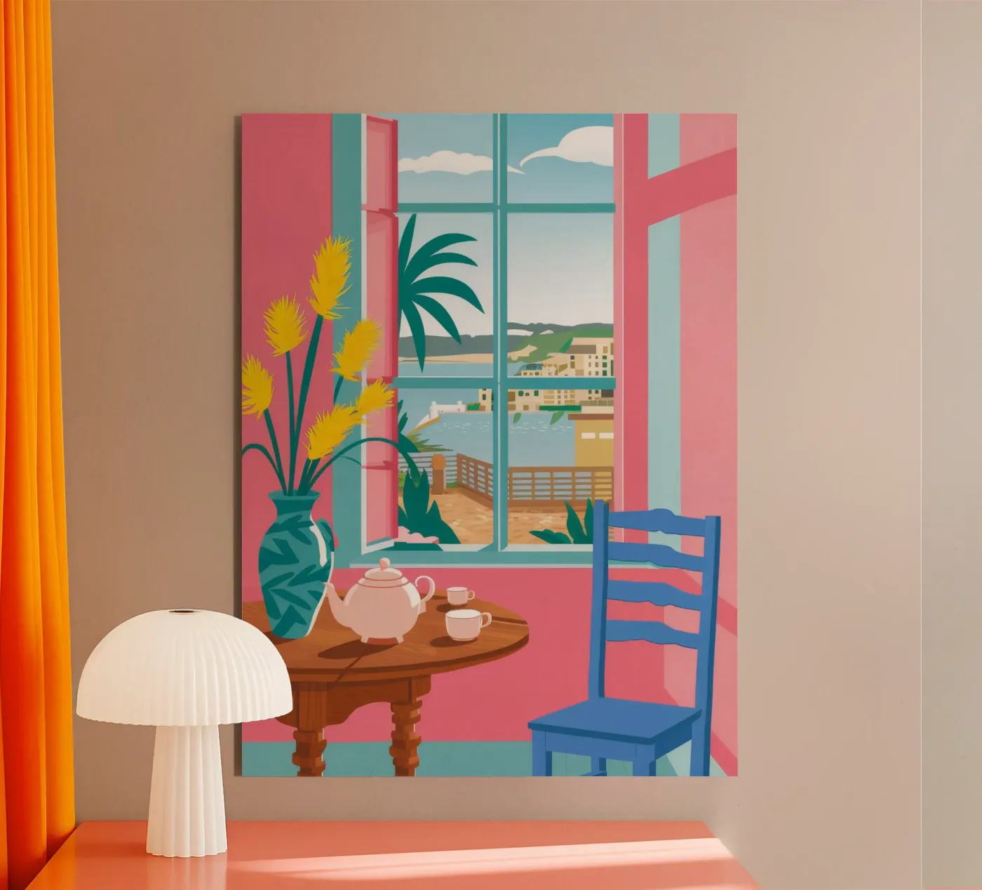 Seaside Cafe Table forex plate by FadeAura