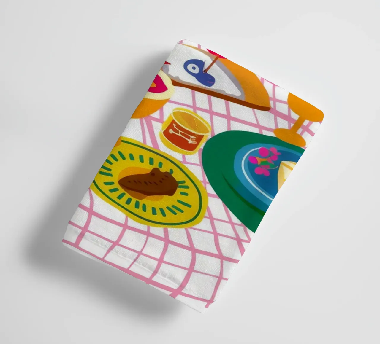 Dîner maximaliste serviette de bain de Muse Artworks