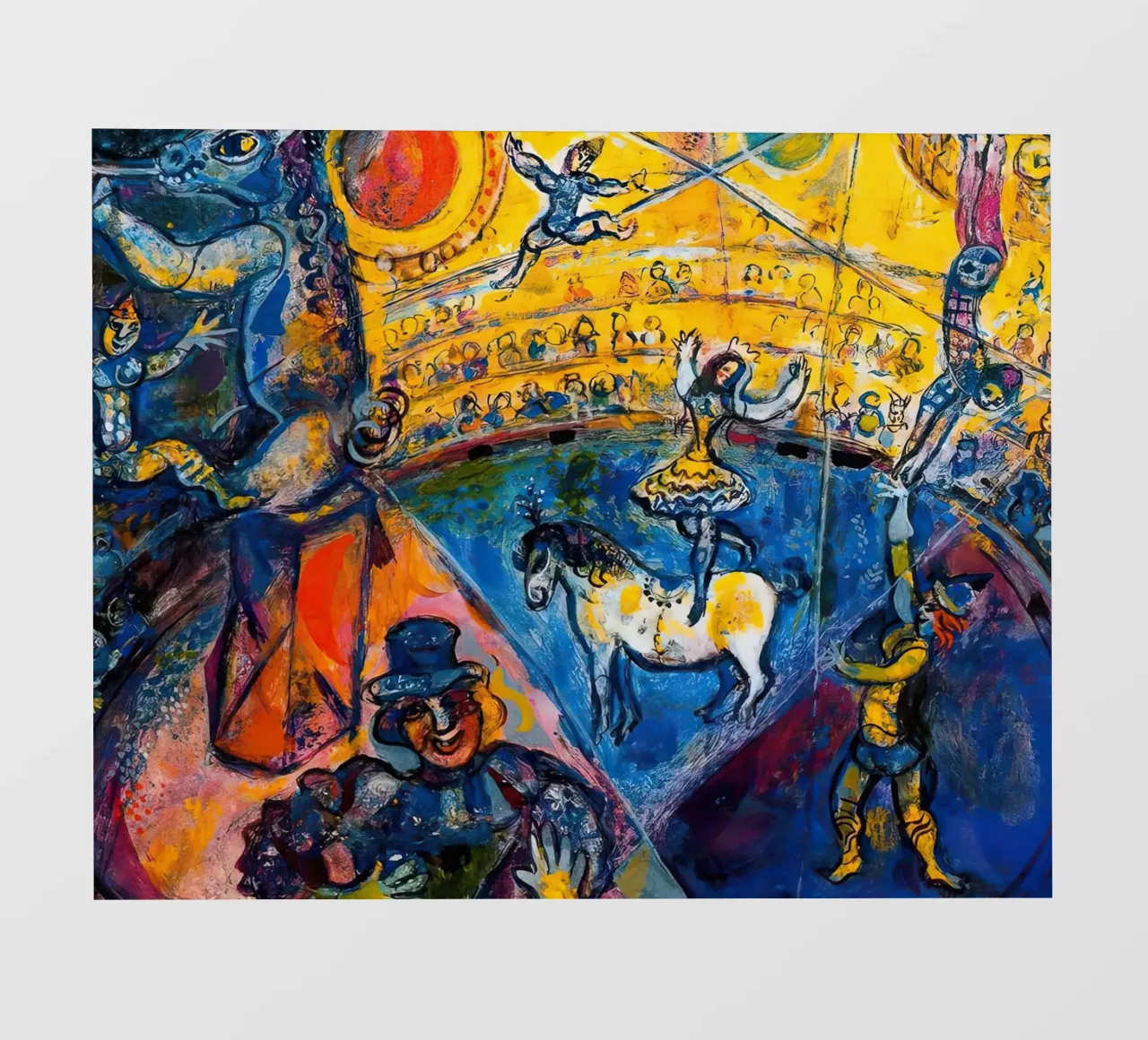 Mars Chagall Le cirque bâche pvc de MC Exhebition