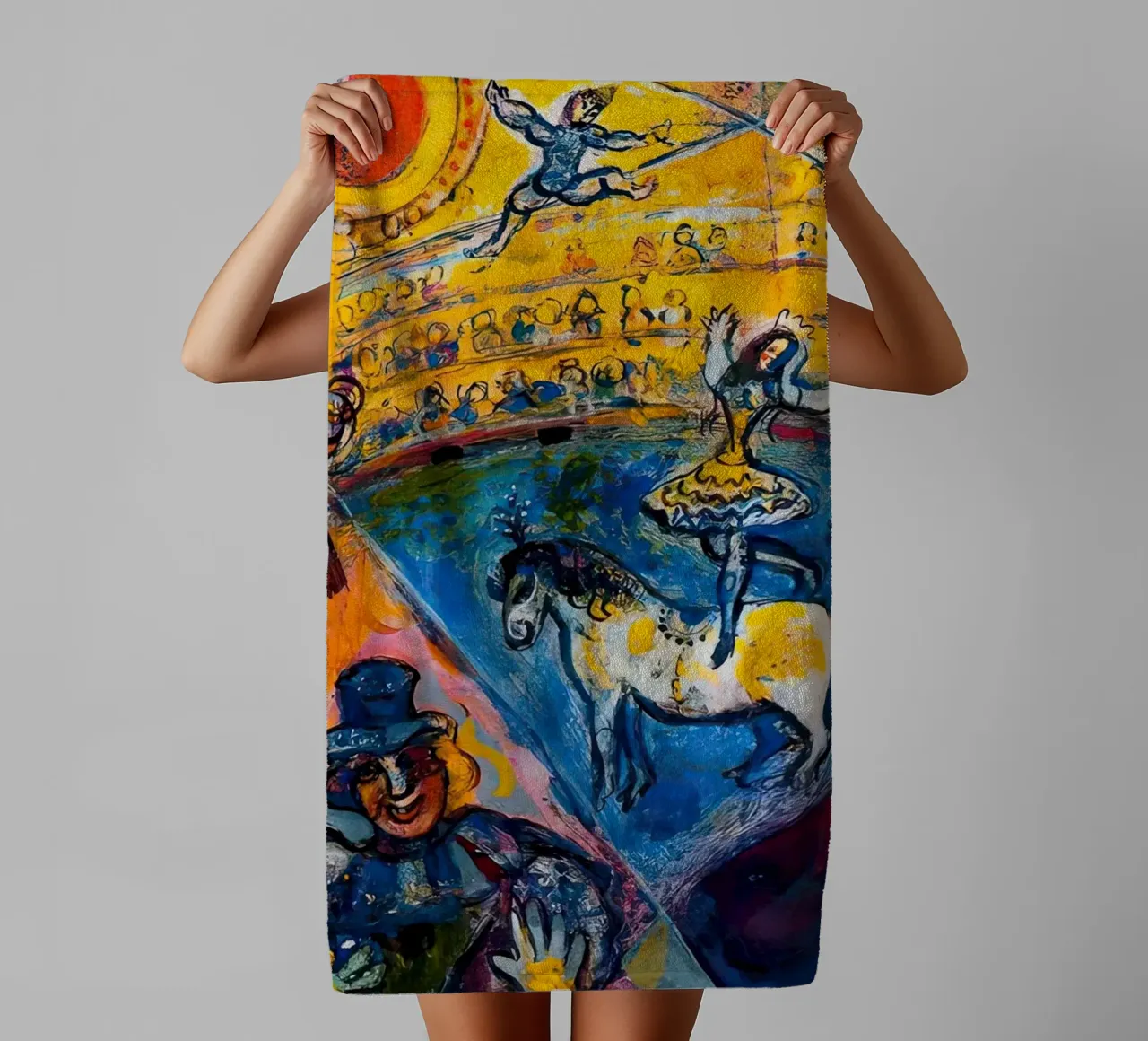 March Chagall The circus towel by MC Exhebition