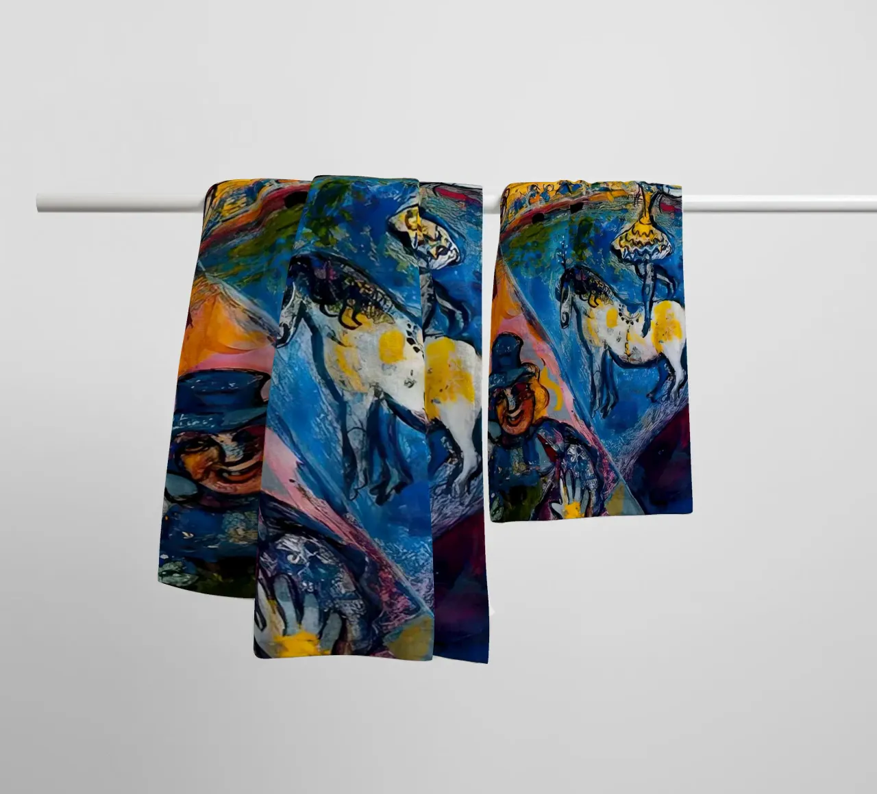 March Chagall The circus towel by MC Exhebition