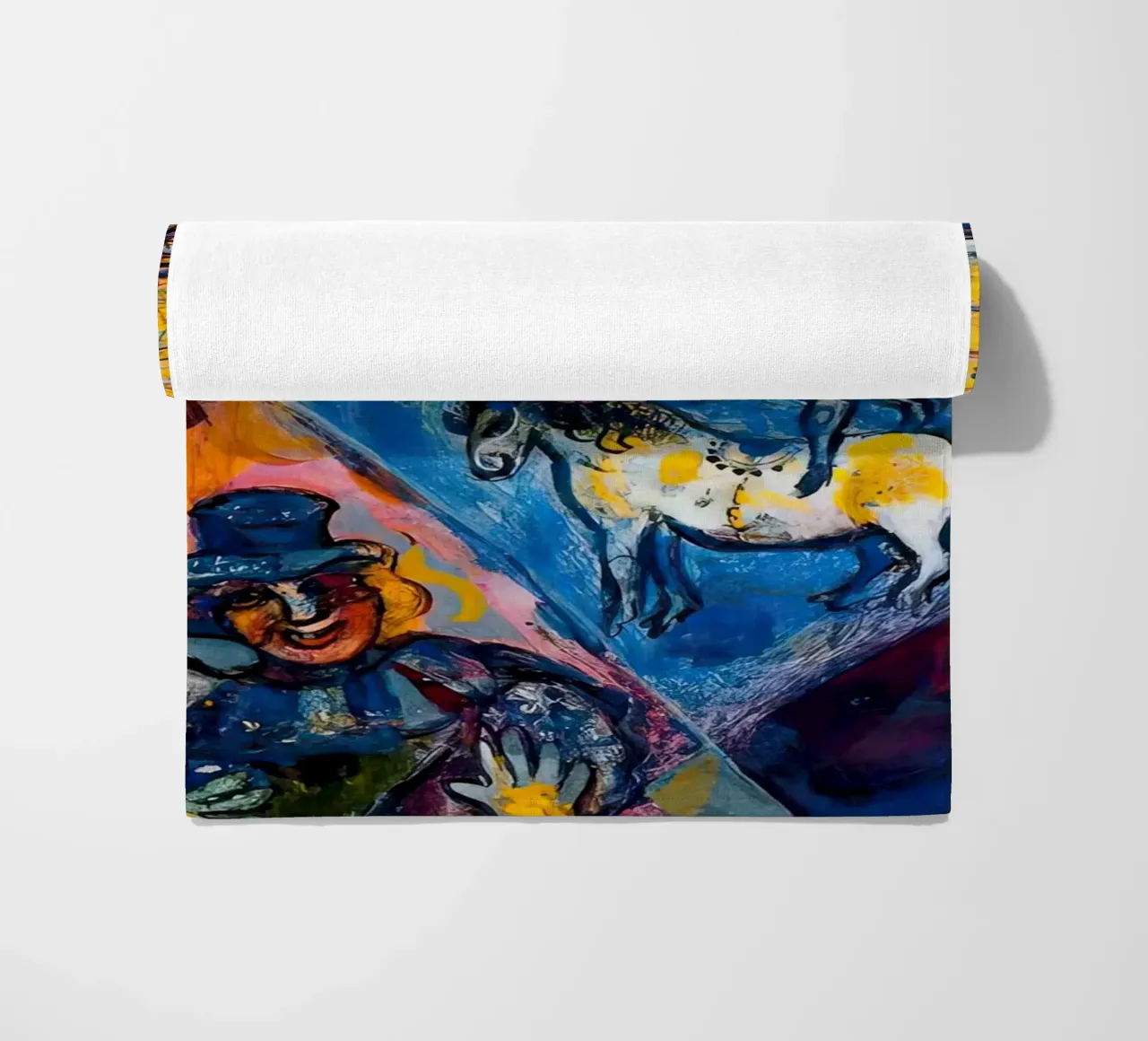 Marzo Chagall Il circo telo mare da MC Exhebition