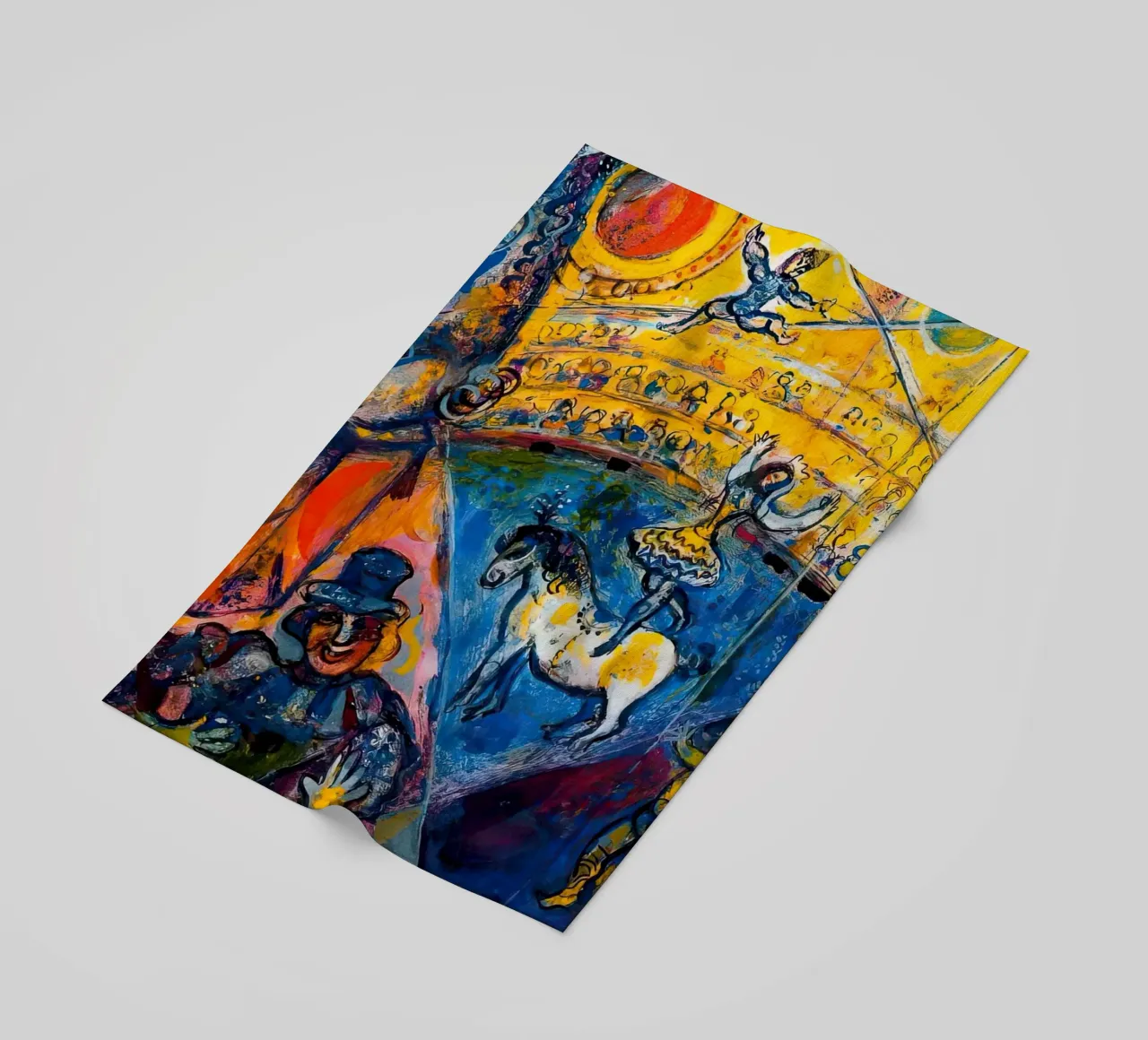 Marzo Chagall Il circo telo mare da MC Exhebition