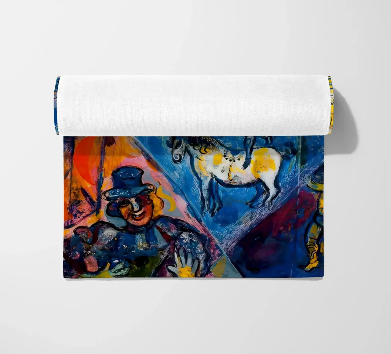 Marzo Chagall Il circo telo mare da MC Exhebition