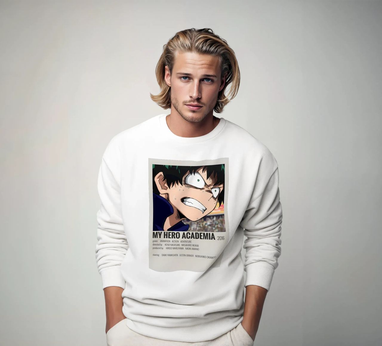 MY HERO ACADEMIA 2016 sudadera de MVFminimalist