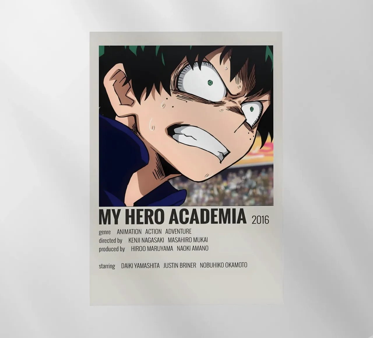 MY HERO ACADEMIA 2016 pellicola backlit da MVFminimalist