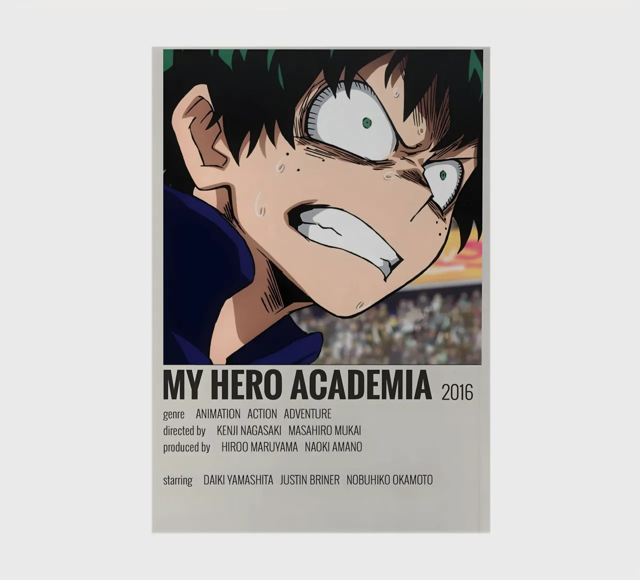 MY HERO ACADEMIA 2016 notebook by MVFminimalist