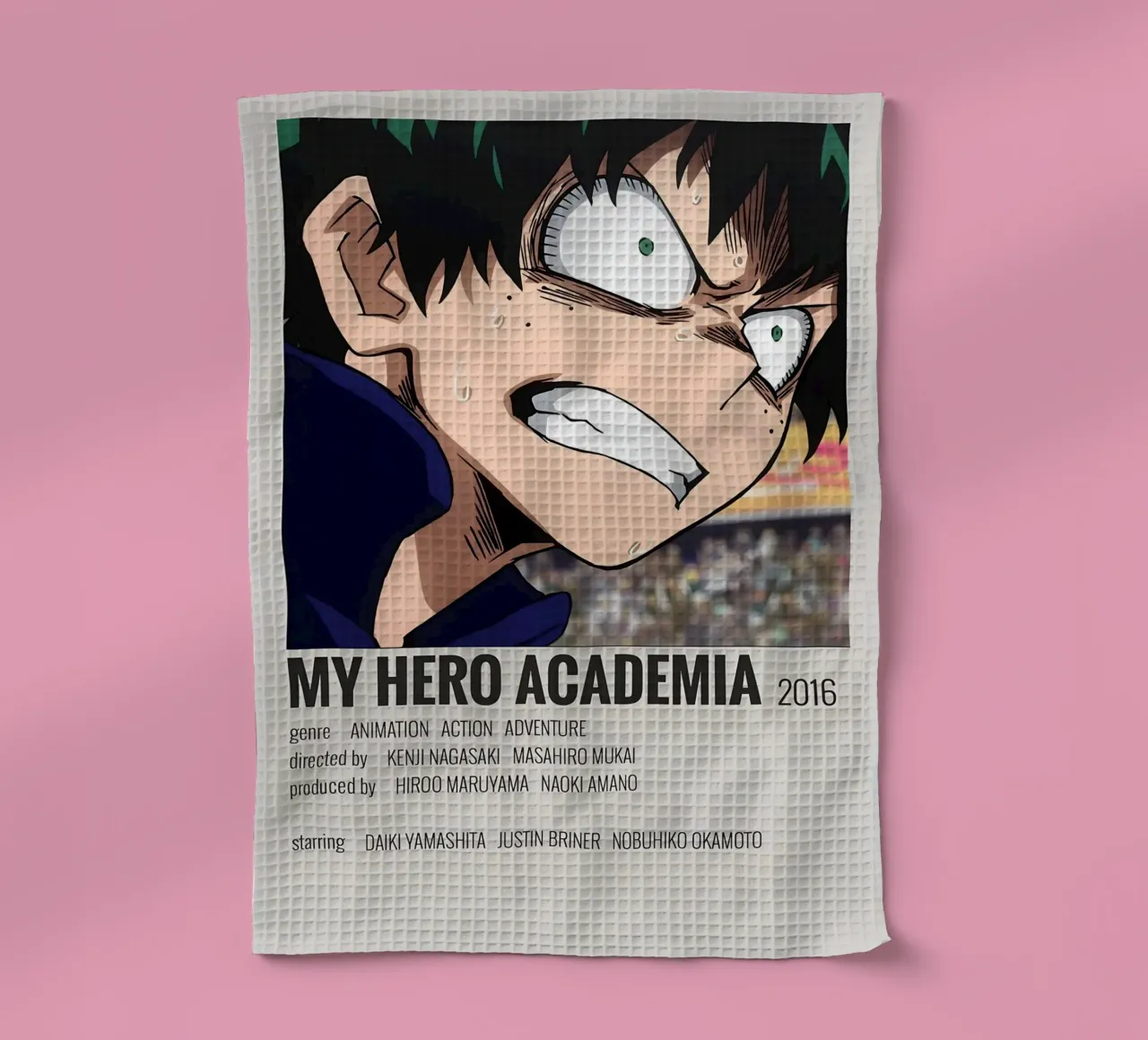 MY HERO ACADEMIA 2016 canovaccio da cucina da MVFminimalist