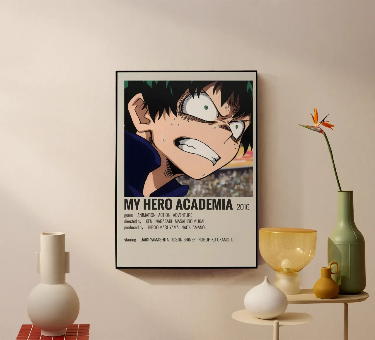 MY HERO ACADEMIA 2016 plexiglass da MVFminimalist