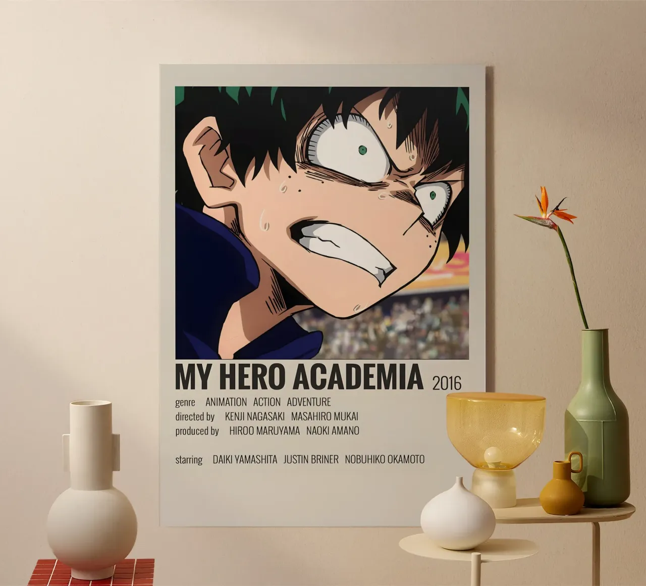 MY HERO ACADEMIA 2016 plexiglass da MVFminimalist