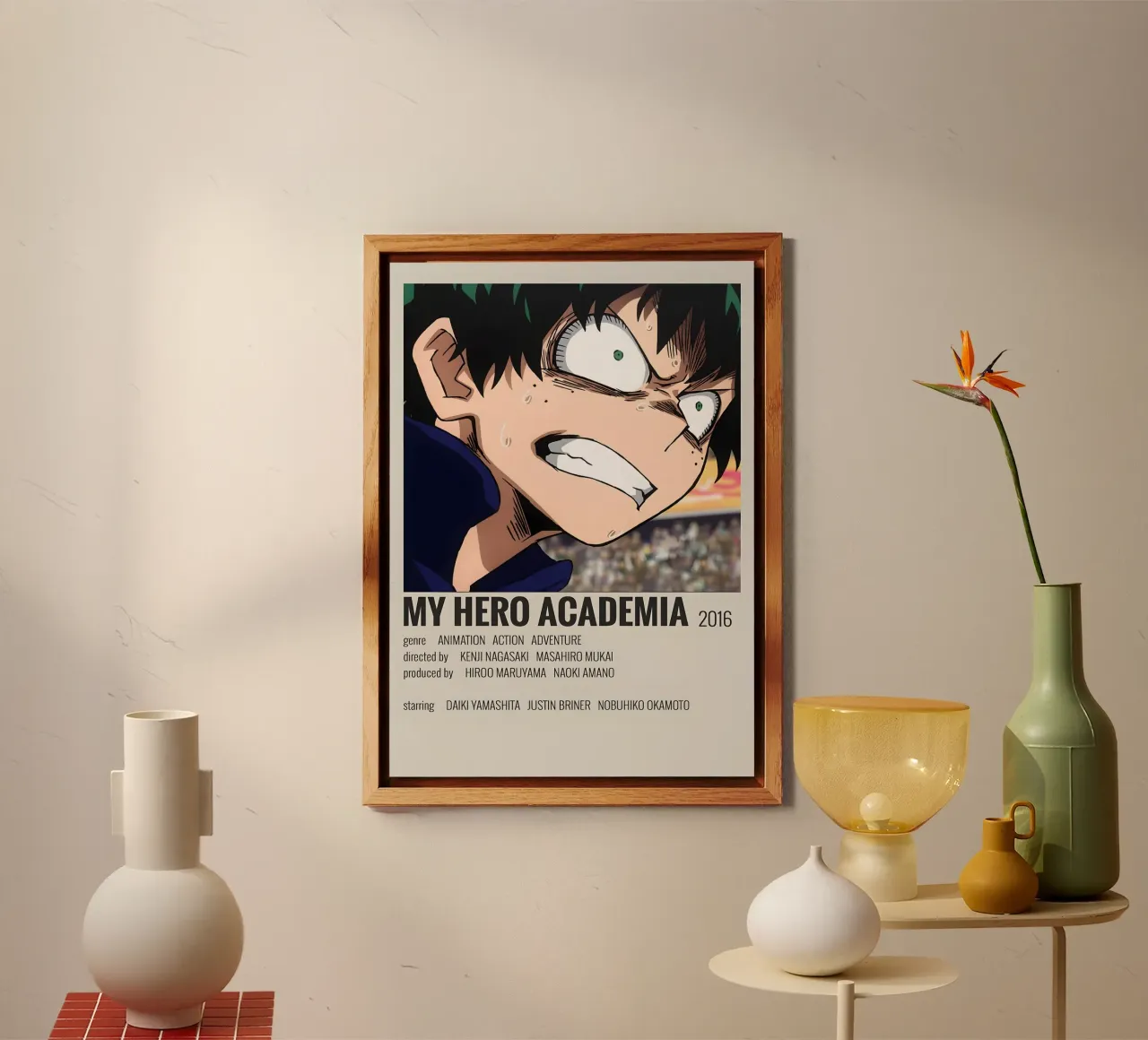 MY HERO ACADEMIA 2016 alluminio dibond da MVFminimalist
