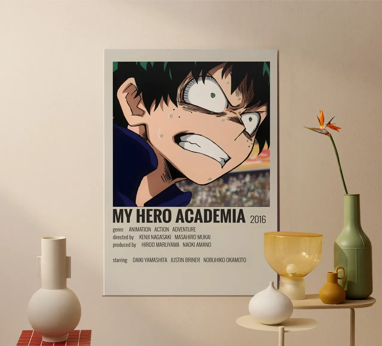MY HERO ACADEMIA 2016 alluminio dibond da MVFminimalist