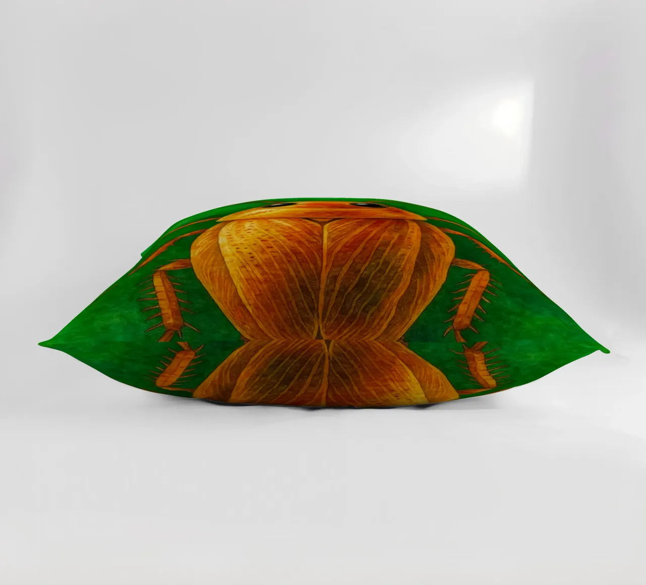 scarafaggio pittura colorata cuscino da toegoe