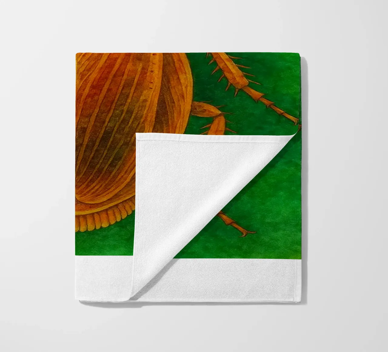 scarafaggio pittura colorata telo mare da toegoe