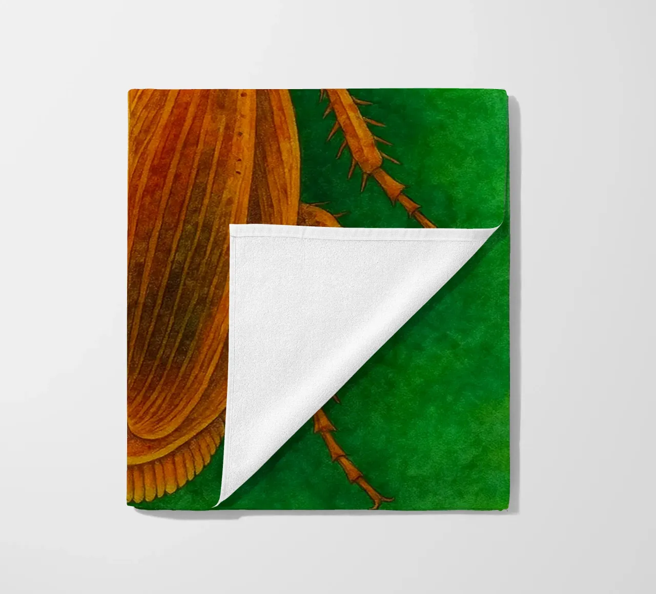 scarafaggio pittura colorata telo mare da toegoe