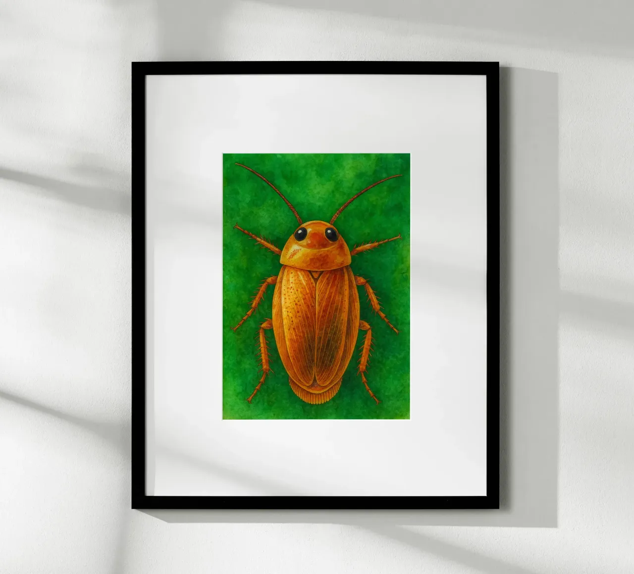 kakkerlak kleurrijk schilderij poster van toegoe