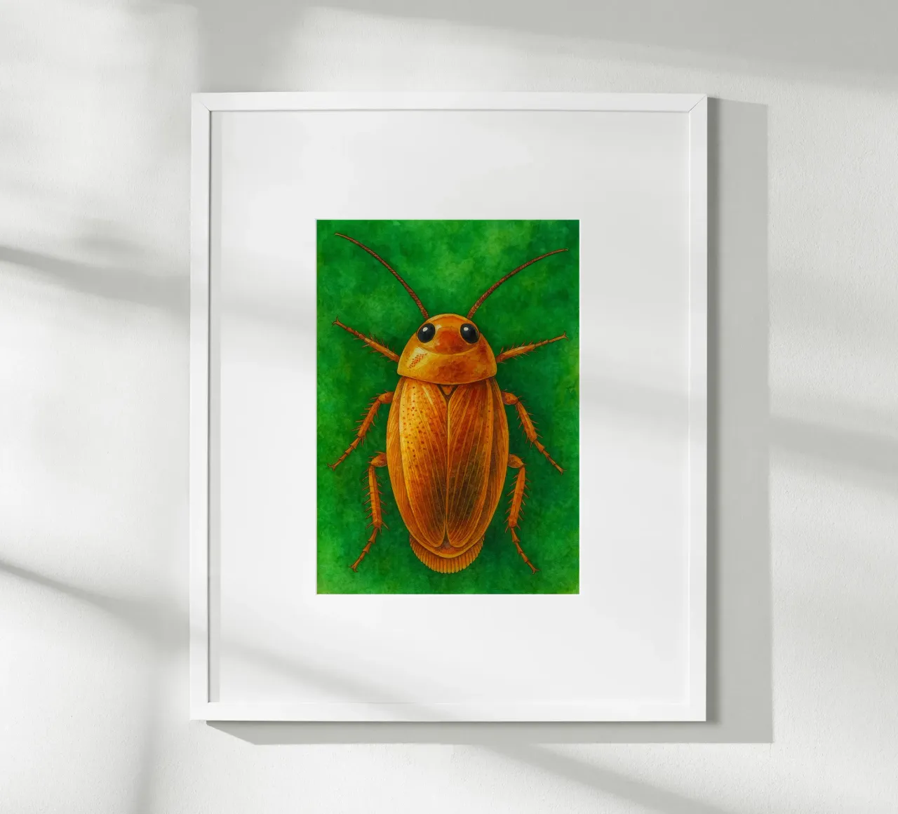 kakkerlak kleurrijk schilderij poster van toegoe